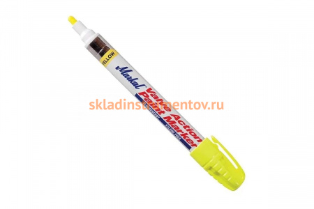 Маркер-краска Markal Valve Action, промышленный, универсальный, 3 мм, флуоресцентный желтый 97050