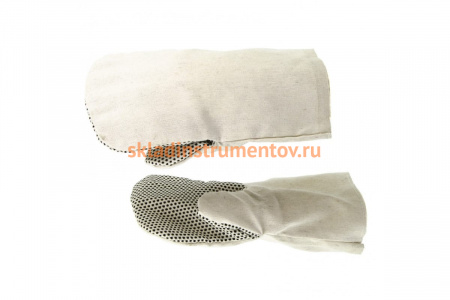 Рукавицы х/б с наладонником из ПВХ СИБРТЕХ 68145