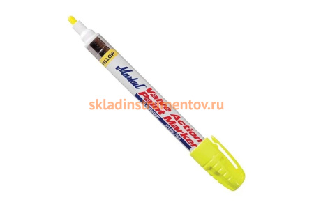 Маркер-краска Markal Valve Action, промышленный, универсальный, 3 мм, флуоресцентный желтый 97050