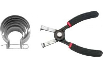 Набор для сжима маслосъёмных колец мототехники 8 предметов FORCE 62005