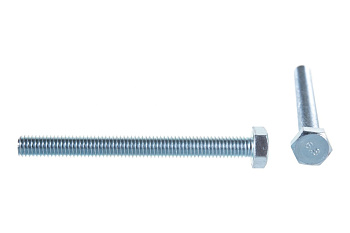 Болт ЗУБР ГОСТ 7798-70, M8 x 80 мм, 2 шт, кл. пр. 5.8, оцинкованный, 303086-08-080