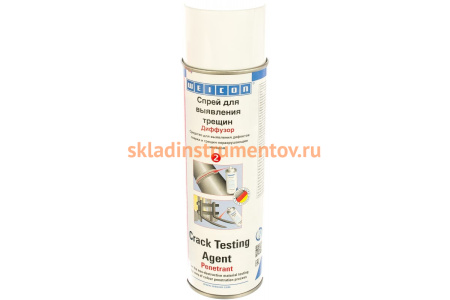 Спрей Диффузор для выявления трещин Crack Testing Agent Penetrant 500 мл WEICON wcn11690500
