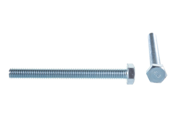 Болт ЗУБР ГОСТ 7798-70, M8 x 80 мм, 2 шт, кл. пр. 5.8, оцинкованный, 303086-08-080