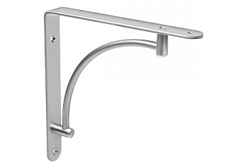 Арочный вогнутый кронштейн MFK-TORG 220х220 мат хром 73025 К-41