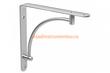 Арочный вогнутый кронштейн MFK-TORG 220х220 мат хром 73025 К-41