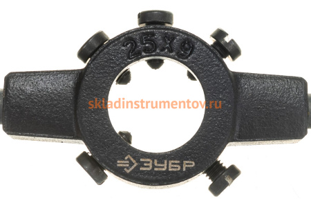 Плашкодержатель со стопорными винтами ЗУБР "ПРОФЕССИОНАЛ" 28150-25