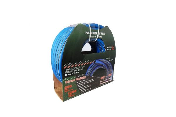 Воздушный ПВХ армированный шланг ROCKFORCE 10*16мм*20м RF-AHC-52I