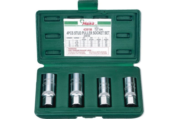 Набор шпильковертов Hans 4391M