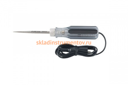 Пробник напряжения 6-12-24В /~/,клипс на проводе, шило FORCE 88432