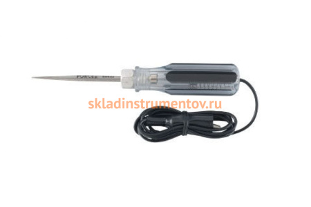 Пробник напряжения 6-12-24В /~/,клипс на проводе, шило FORCE 88432