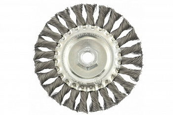 Щетка плоская для УШМ (125 мм; М14; 0.35 мм) MATRIX 74633