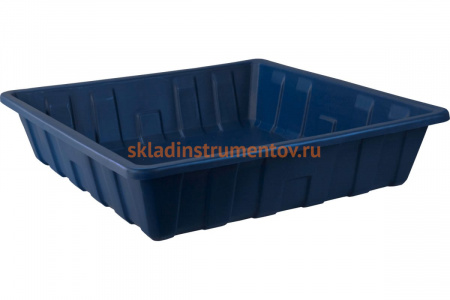 Паллет для отходов Тара.ру 1120x1120x250 мм, 250 л, синий 02203