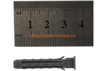 Дюбель распорный "ЕЖИК" полипропиленовый 1000 шт. (6х35 мм; ТФ0) ЗУБР 4-301060-06-035