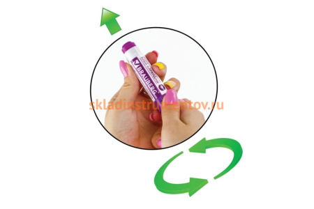 Клей-карандаш BRAUBERG 9 г, обесцвечивающийся после высыхания 220872