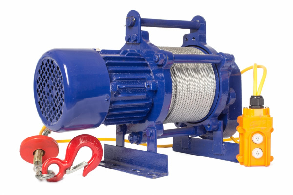 Электрическая лебедка TOR ЛЭК-300 E21 (KCD) 300 кг, 380 В с канатом 30 м 1002135