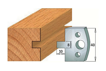 Комплект из 2-х ножей SP (40x4 мм) CMT 690.094