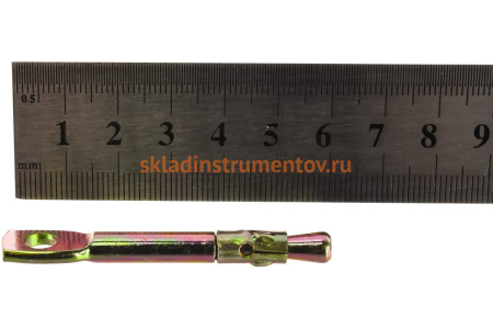 Потолочный анкер Зубр желтопассивированный, 6,0x60мм, ТФ6, 2шт 4-302856-06-060