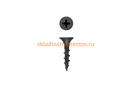 Фосфатированный саморез с крупной резьбой Зубр по дереву, PH2, 4,2 x 70 мм, 110 шт 300031-42-070