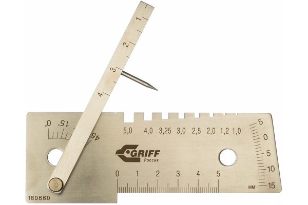 Шаблон сварщика универсальный УШС-3 GRIFF 030700