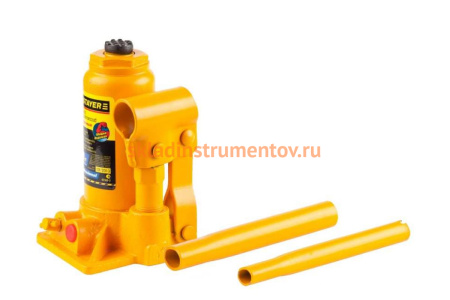 Бутылочный гидравлический домкрат Stayer PROFI 43160-8