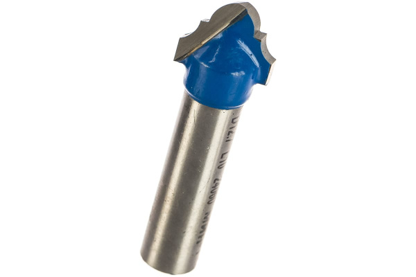 Фреза пазовая фасонная №6 ПРОФЕССИОНАЛ (12.7х10х42 мм; R2.4 мм; хвостовик 8 мм) Зубр 28745-12.7