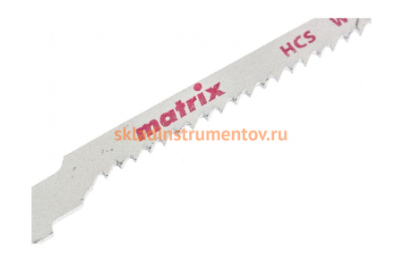 Полотно по дереву T119BO (3 шт; 76х50 мм; шаг 2 мм; HCS) для электролобзика MATRIX 78227