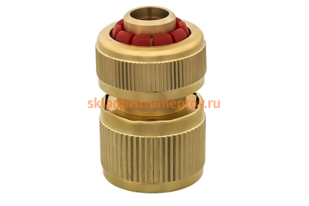 Соединитель быстроразъемный для шланга (1/2") QUATTRO ELEMENTI 246-395