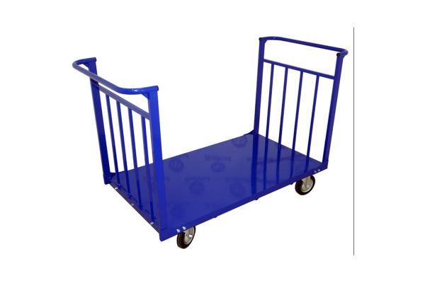 Тележка RUSKLAD платформенная усиленная с двумя ручками ТПУД 7 (800х1400) d200мм усиленные Тележка RUSKLAD платформенная усиленная с двумя ручками ТПУД 7 (800х1400) d200мм усиленные