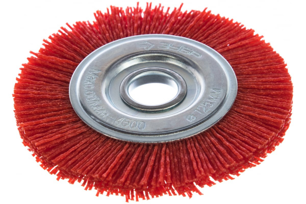 Щетка дисковая (125х22 мм; нейлоновая проволока с абразивным покрытием) ЗУБР 35160-125_z01