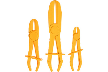 Набор зажимов для резиновых шлангов 3 шт ЭВРИКА ER-86224