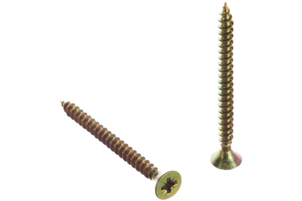 Универсальные саморезы СУ-Ж ЗУБР, 70 х 6.0 мм, 10 шт, желтый цинк 300396-60-070