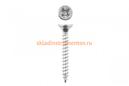 Универсальные шурупы для дерева, ДСП, ДВП Зубр оцинкованные, PZ, 6,0x90мм, ТФ2, 120 штук 4-300372-60-090