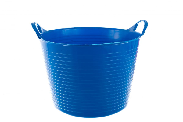Гибкое сверхпрочное ведро СИБРТЕХ 40л, синее 67508