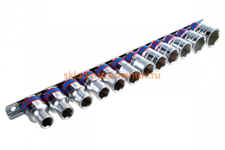 Набор шестигранных торцевых головок 1/2", 10-24мм, 12шт KING TONY 4312MR8