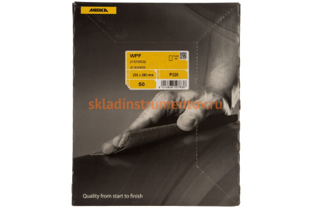 Бумага шлифовальная водостойкая (230х280 мм; Р 320) MIRKA 2110105032RU