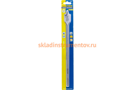 Сверло по дереву перовое (23х300 мм; блистер) ПРАКТИКА 243-677