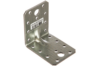 Крепежный усиленный уголок ЗУБР УКУ-2.5 55х70х70 х 2.5мм 31011-70