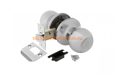 Ручка защелка AJAX 6082 CP-P без фик. хром 39529