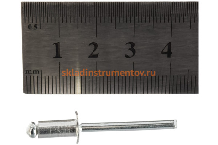 Заклепки алюминиевые (500 шт; 4.8х10 мм) КОБАЛЬТ 918-542