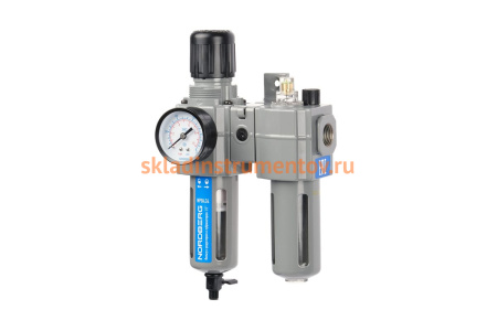 Фильтр воздушный с редуктором и лубрикатором PRO 1/2" NORDBERG NP8434