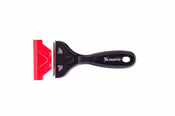 Пластмассовый скребок с трапециевидным сменным лезвием MATRIX 79546