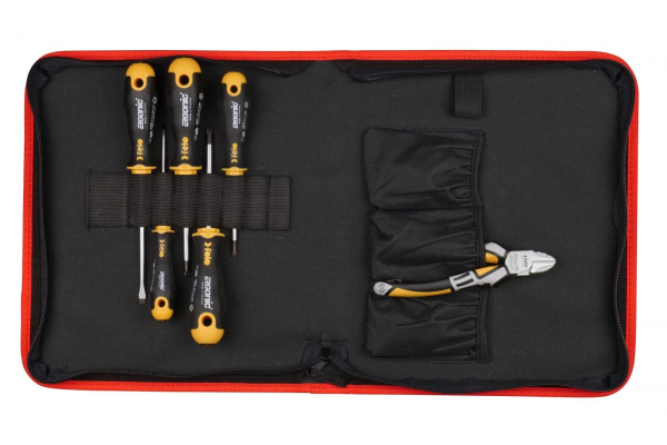 Набор отверток Felo Ergonic SL, PH, PZ с бокорезами 160 мм, в сумке 40090604