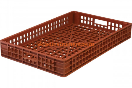 Ящик Тара.ру п/э хлебный 740х460х102 красный 00451