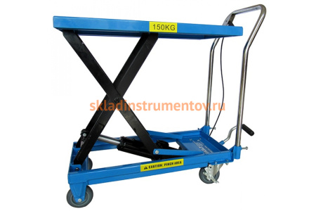 Платформенная тележка AE&T гидравлическая, 150кг TJ-15 Платформенная тележка AE&T гидравлическая, 150кг TJ-15