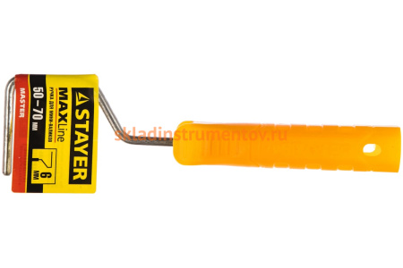 Ручка STAYER для мини-валиков бюгель 6мм 55х190мм 0565-19 Ручка STAYER для мини-валиков бюгель 6мм 55х190мм 0565-19