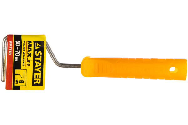 Ручка STAYER для мини-валиков бюгель 6мм 55х190мм 0565-19 Ручка STAYER для мини-валиков бюгель 6мм 55х190мм 0565-19