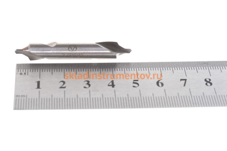 Сверло центровочное тип B (2 мм, Р6М5) GRIFF a141015