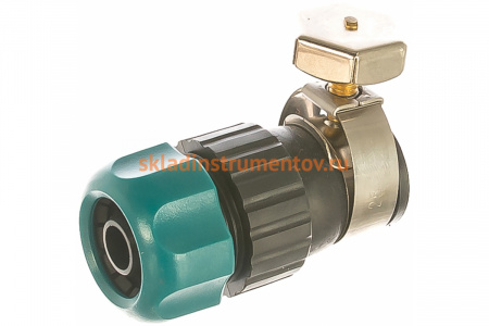 Соединитель с хомутом (труба 1/2"-шланг 1/2") для системы полива Raco 4250-55224C