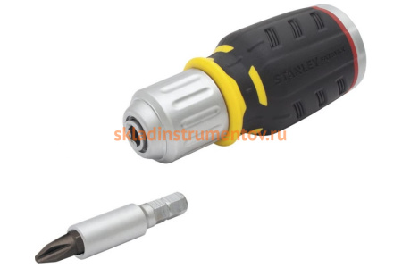 Отвертка с 6 вставками Stanley Fatmax Stubby FMHT0-62688