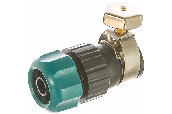 Соединитель с хомутом (труба 1/2"-шланг 1/2") для системы полива Raco 4250-55224C
